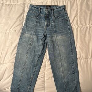 Abercrombie & Fitch Light Blue High-Waist Jeans